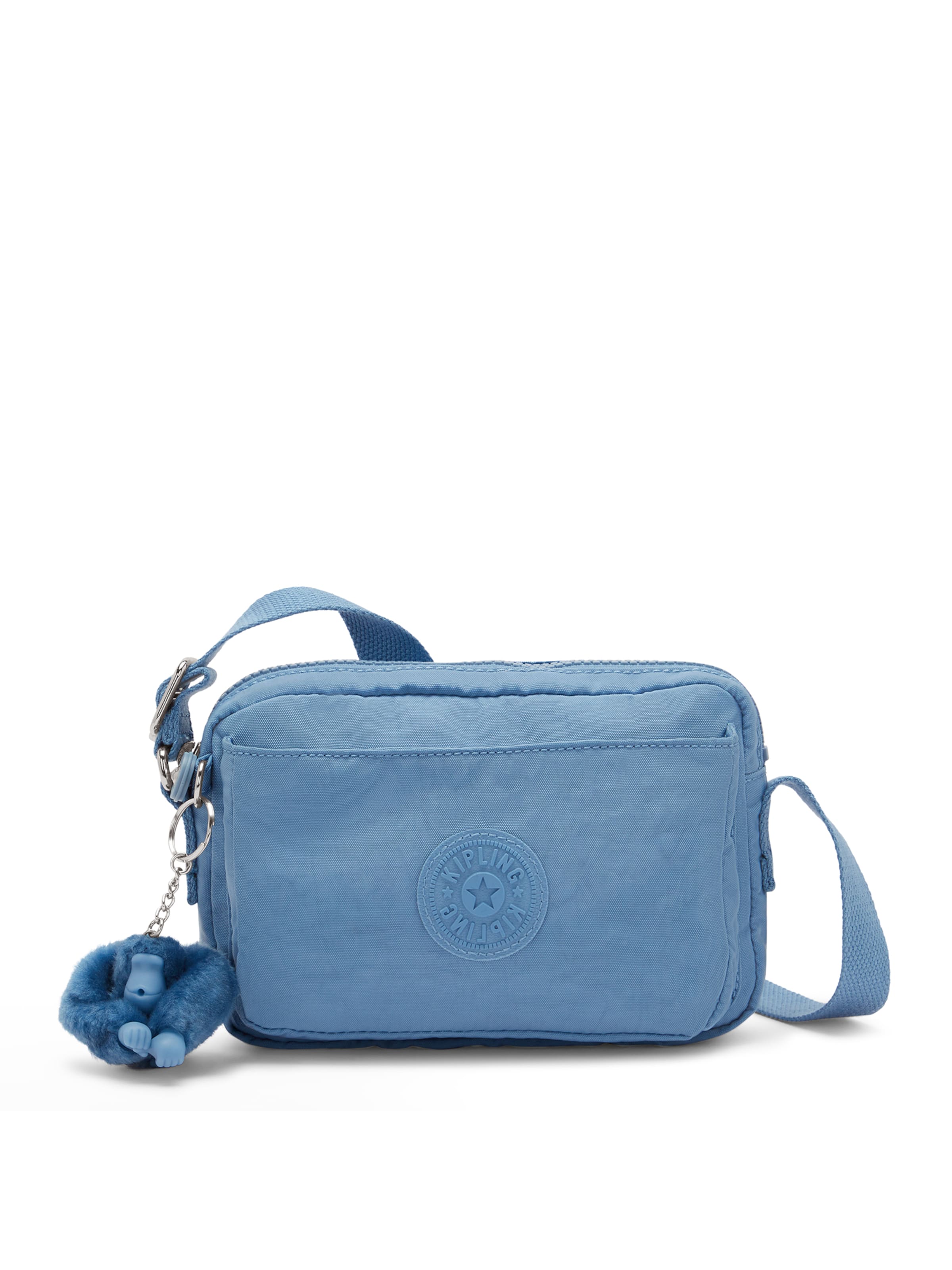 KIPLING - Bolso de hombro 'Abanu' en azul: frente