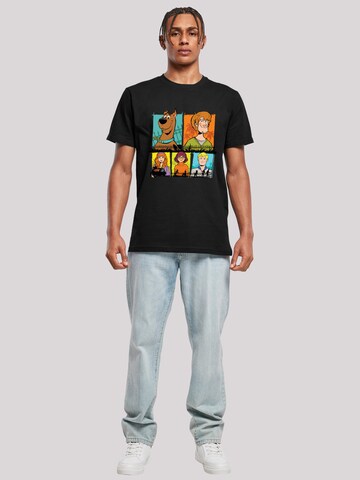 F4NT4STIC Shirt 'Group Frames' in Black