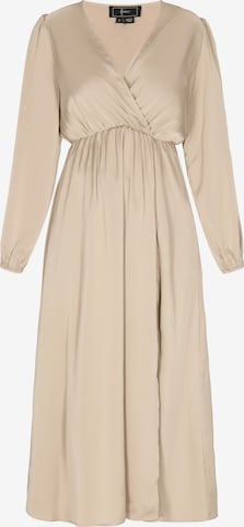 Robe faina en beige : devant