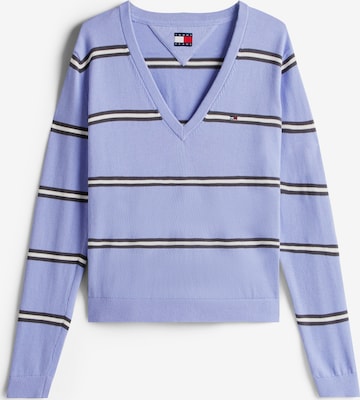 Tommy Jeans Свитер 'ESSENTIAL' в Лиловый: спереди