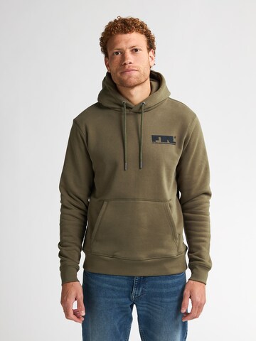 Petrol Industries Sweatshirt in Green: front