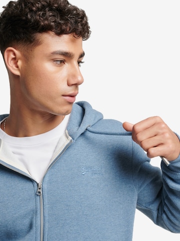 Superdry Zip-Up Hoodie in Blue