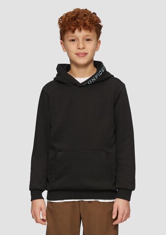 s.Oliver Sweatshirt in Black: front