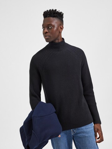 SELECTED HOMME Sweater 'Sorett' in Black