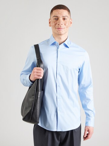 Karl Lagerfeld - Ajuste regular Camisa en azul: frente