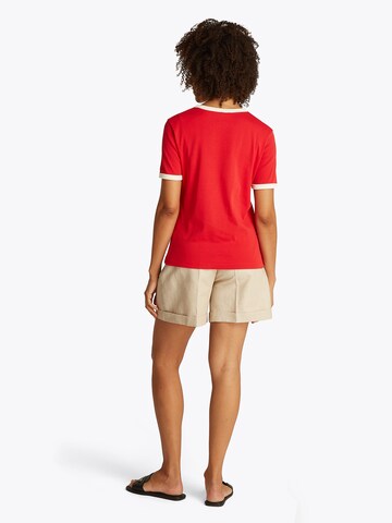TOMMY HILFIGER T-shirt i röd