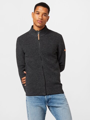 CAMEL ACTIVE Knit Cardigan in Grey: front