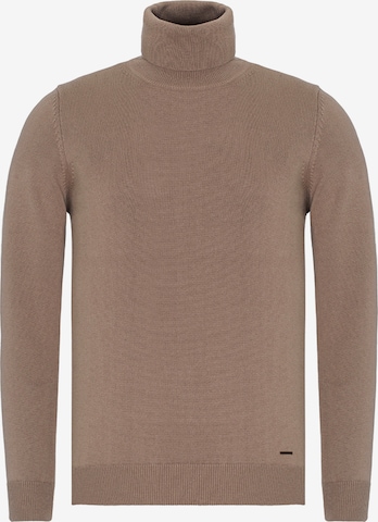 Jimmy Sanders Pullover in Braun: predná strana