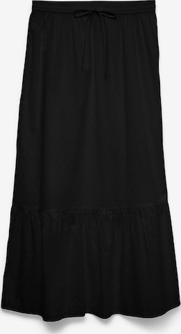 Gonna 'VMTRINE' di VERO MODA in nero: frontale