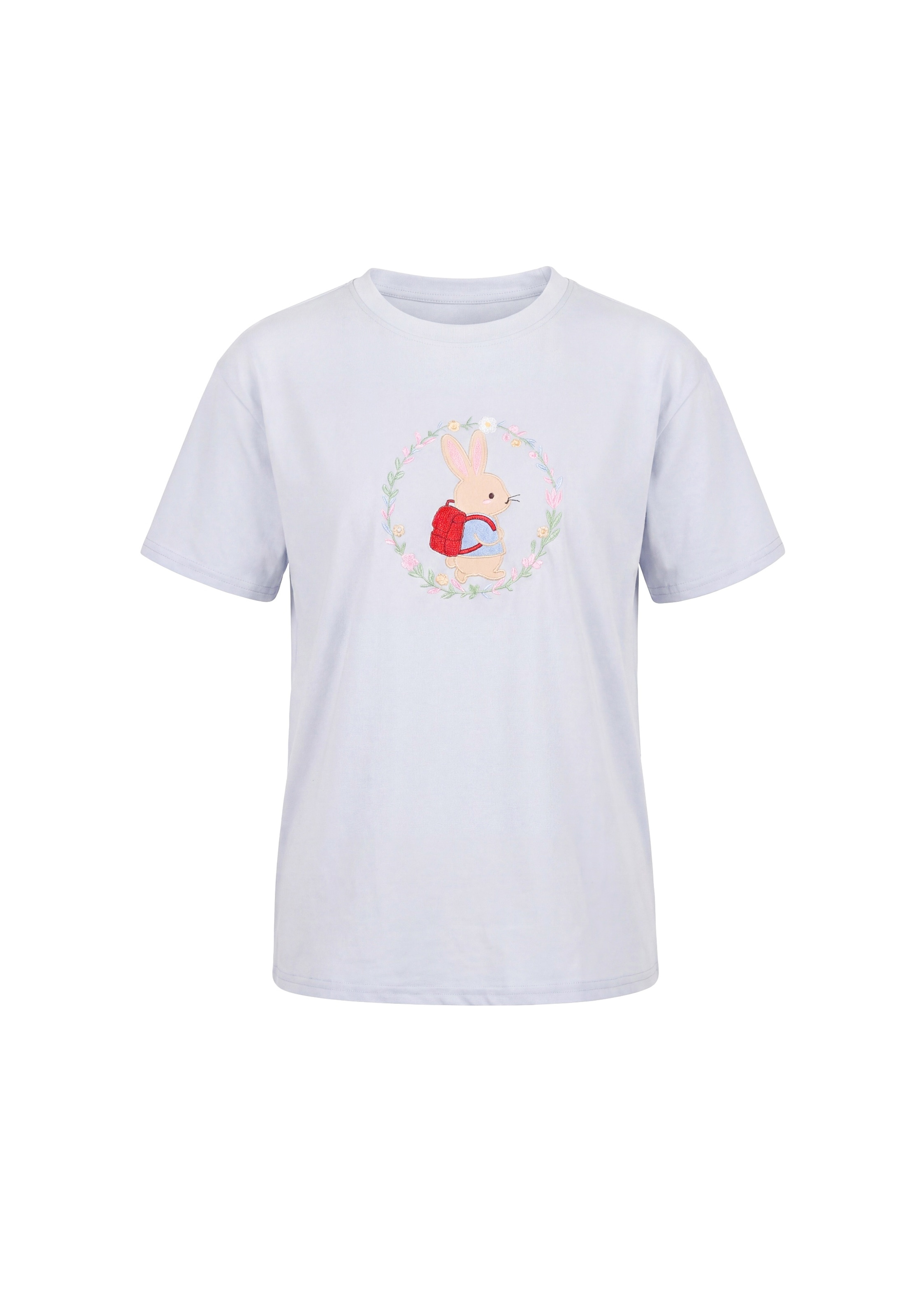 MYMO Camisa 'Pop' em S em creme / azul claro / verde claro / vermelho vivo, Vista do artigo