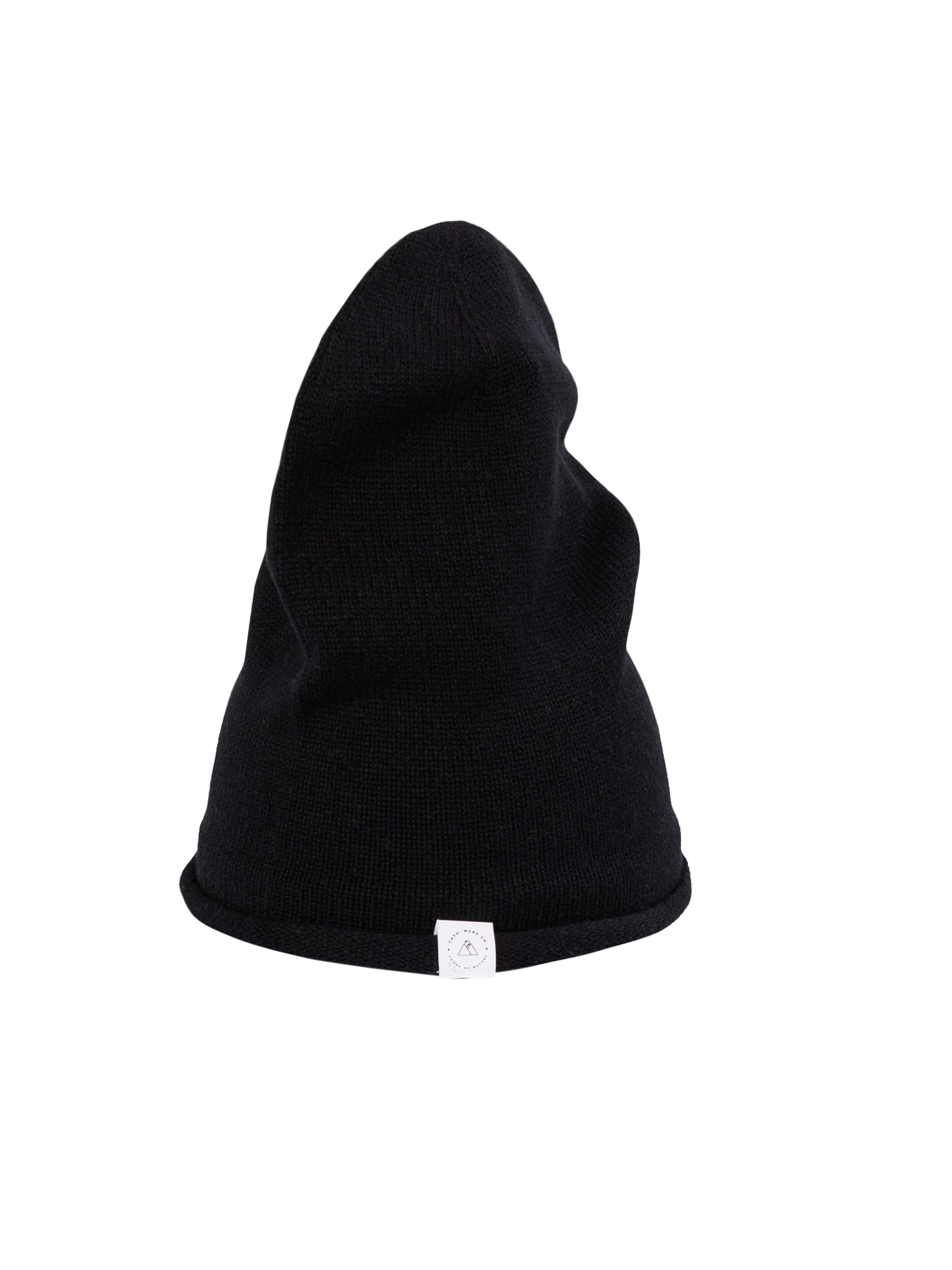 Berretto di CASH-MERE.CH in nero: frontale