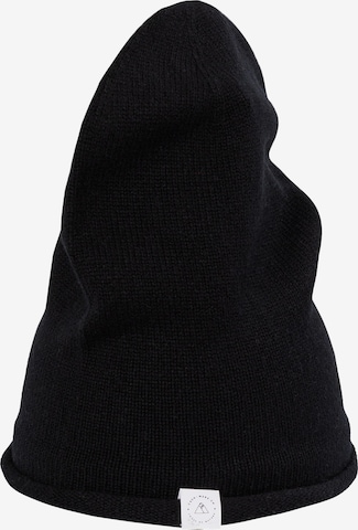 Berretto di CASH-MERE.CH in nero: frontale