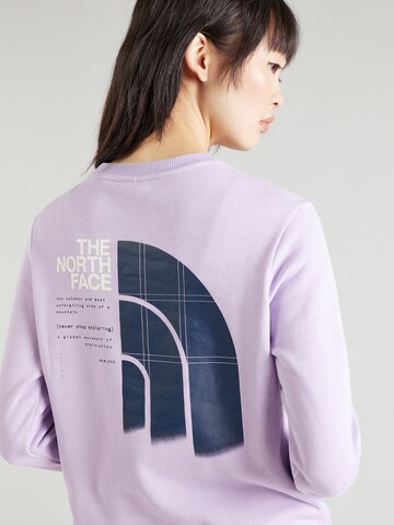 THE NORTH FACE Sweatshirt i lila