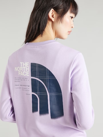 THE NORTH FACE Sweatshirt i lilla