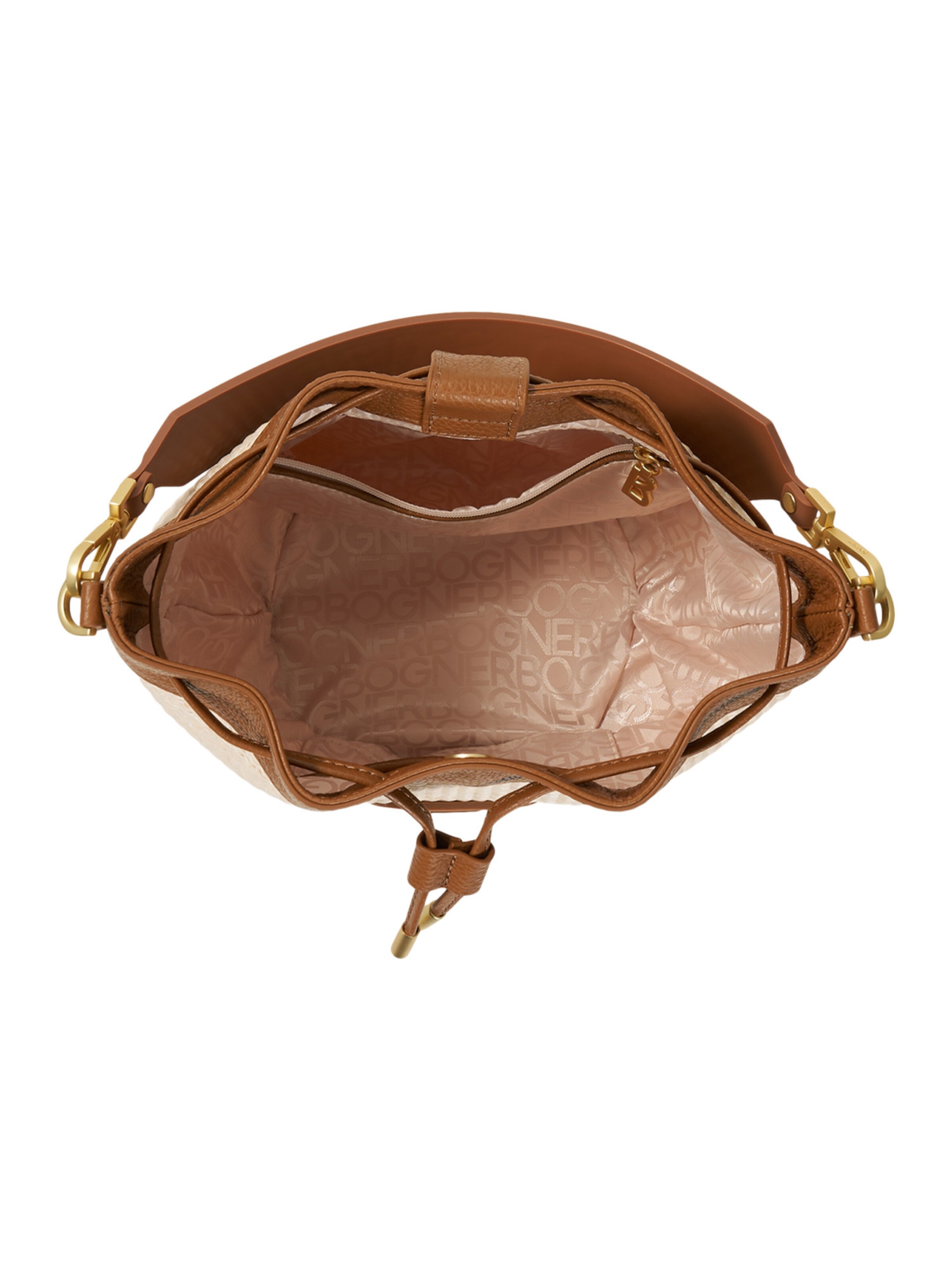 BOGNER Beuteltasche in Beige