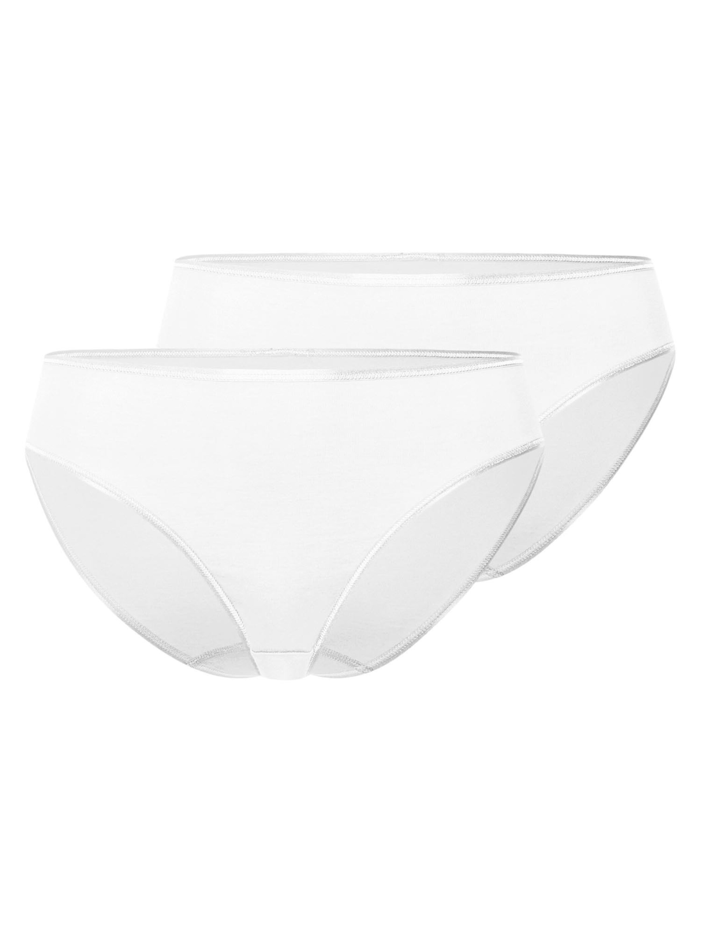 Hanro Slip 'Cotton Seamless' in White: front