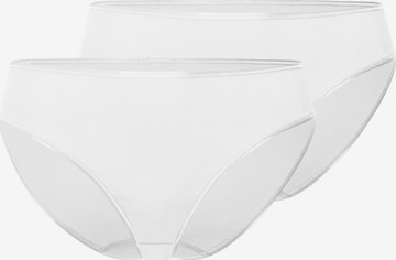 Hanro Slip 'Cotton Seamless' in White: front