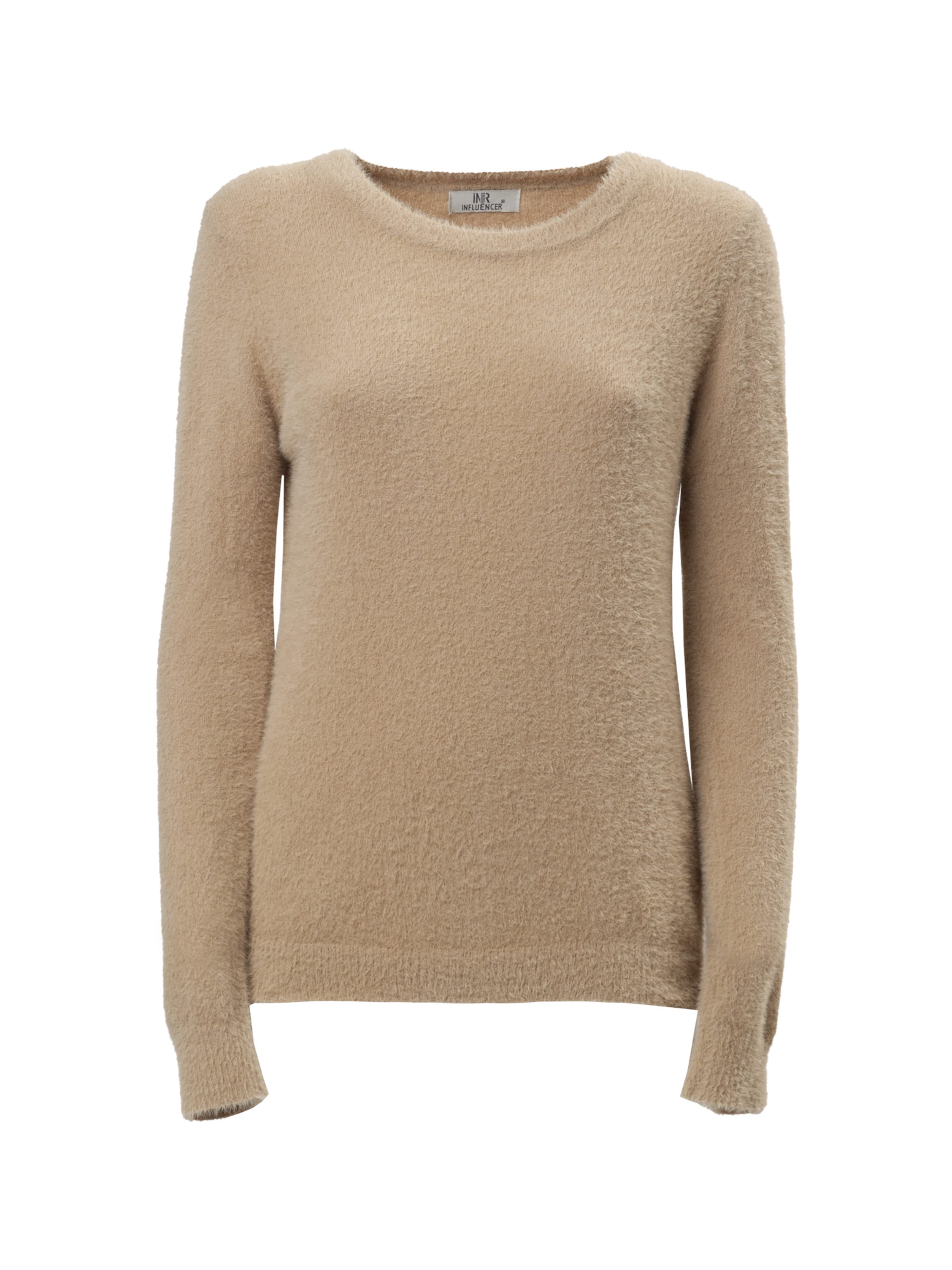 Influencer Pullover i beige: forside