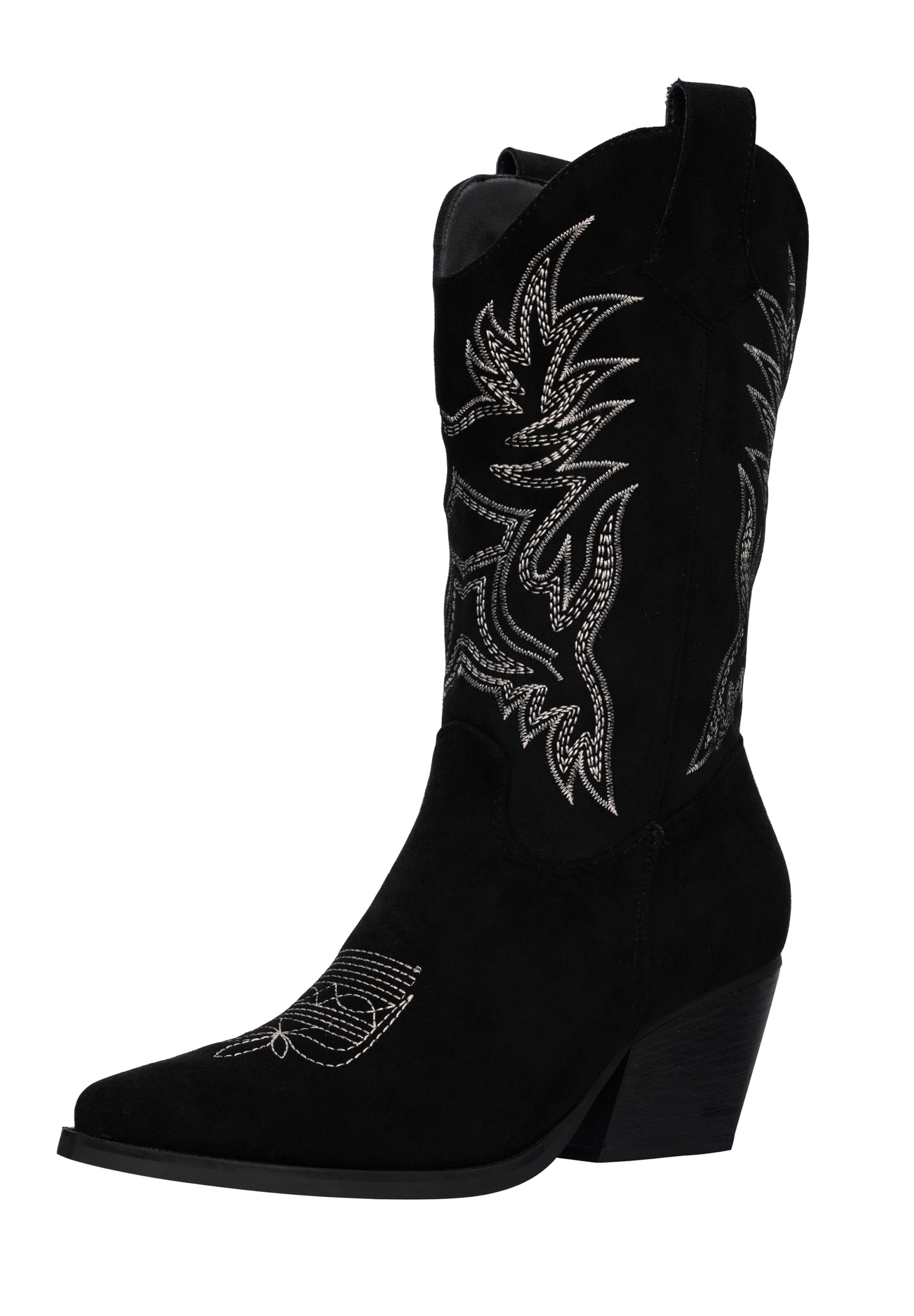 Stivale da cowboy di Salinyang in nero: frontale