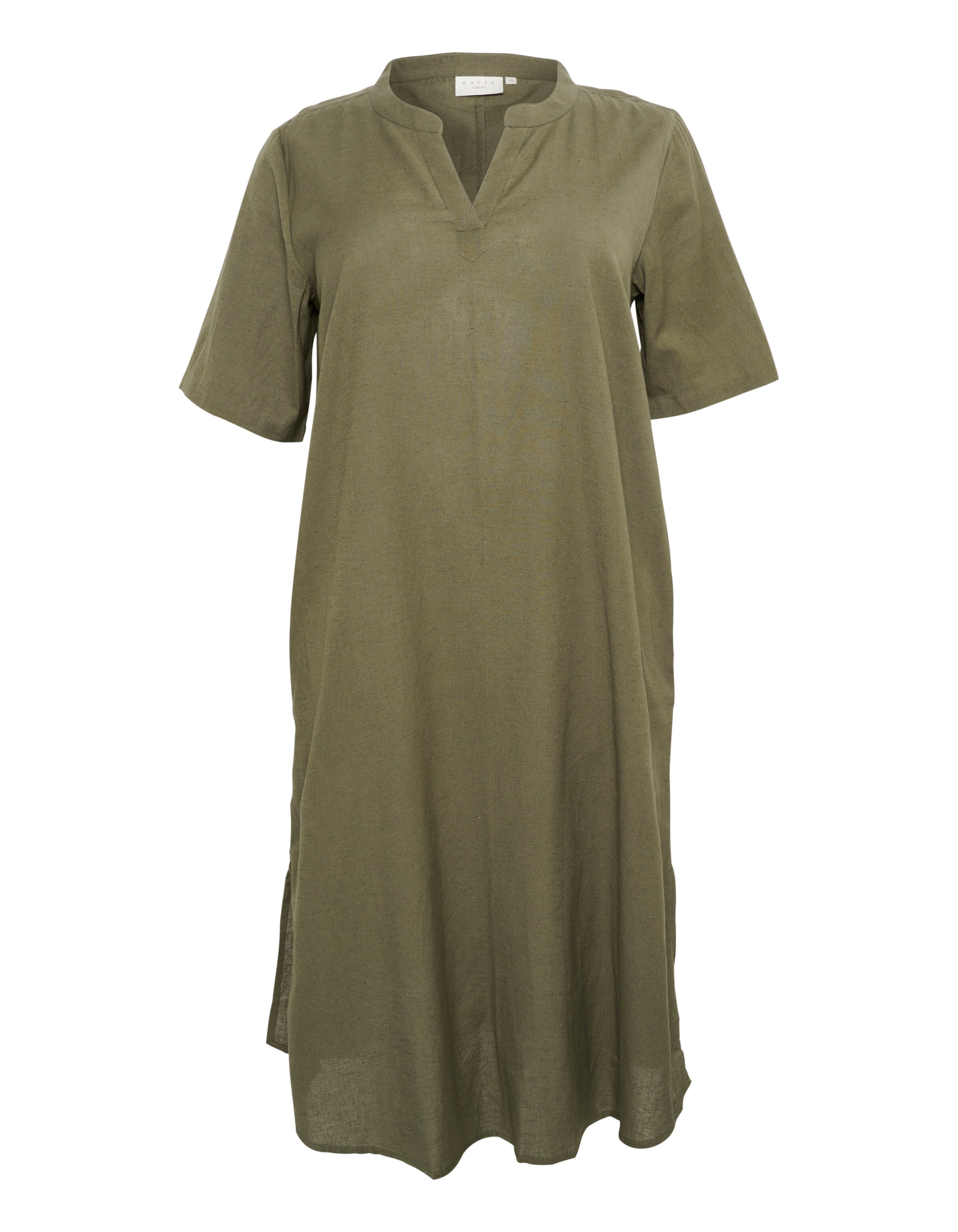 KAFFE CURVE Kleid in Grün: Vorderseite