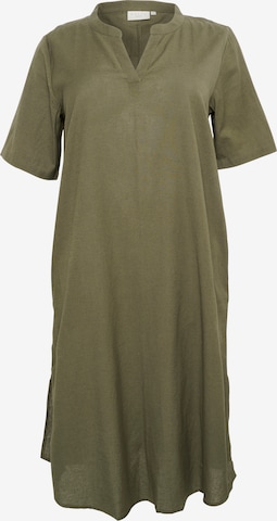 Robe KAFFE CURVE en vert : devant