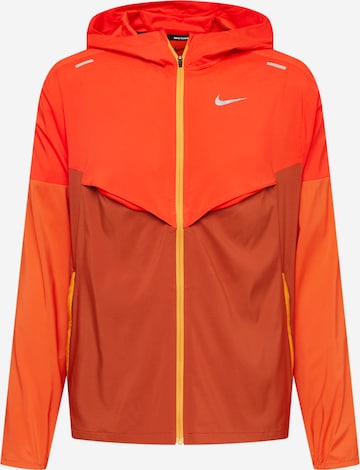 NIKE Sportjas in Rood: voorkant