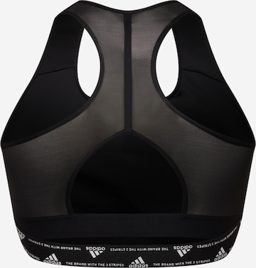 Bustino Reggiseno sportivo 'Powerreact Medium-Support ' di ADIDAS SPORTSWEAR in nero