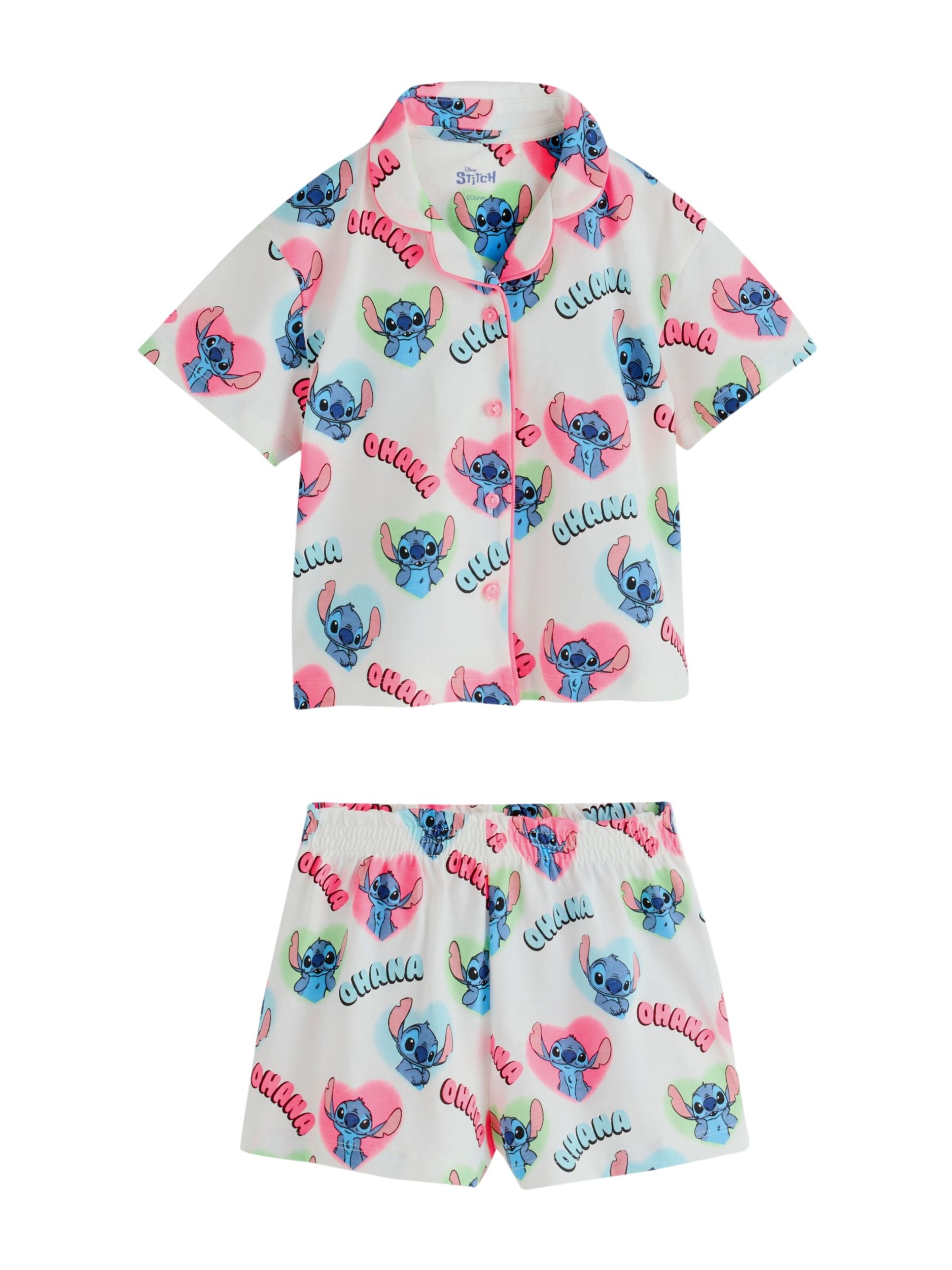 Next Pajamas in 134 in Ecru / Light blue / Light green / Pink, Item view