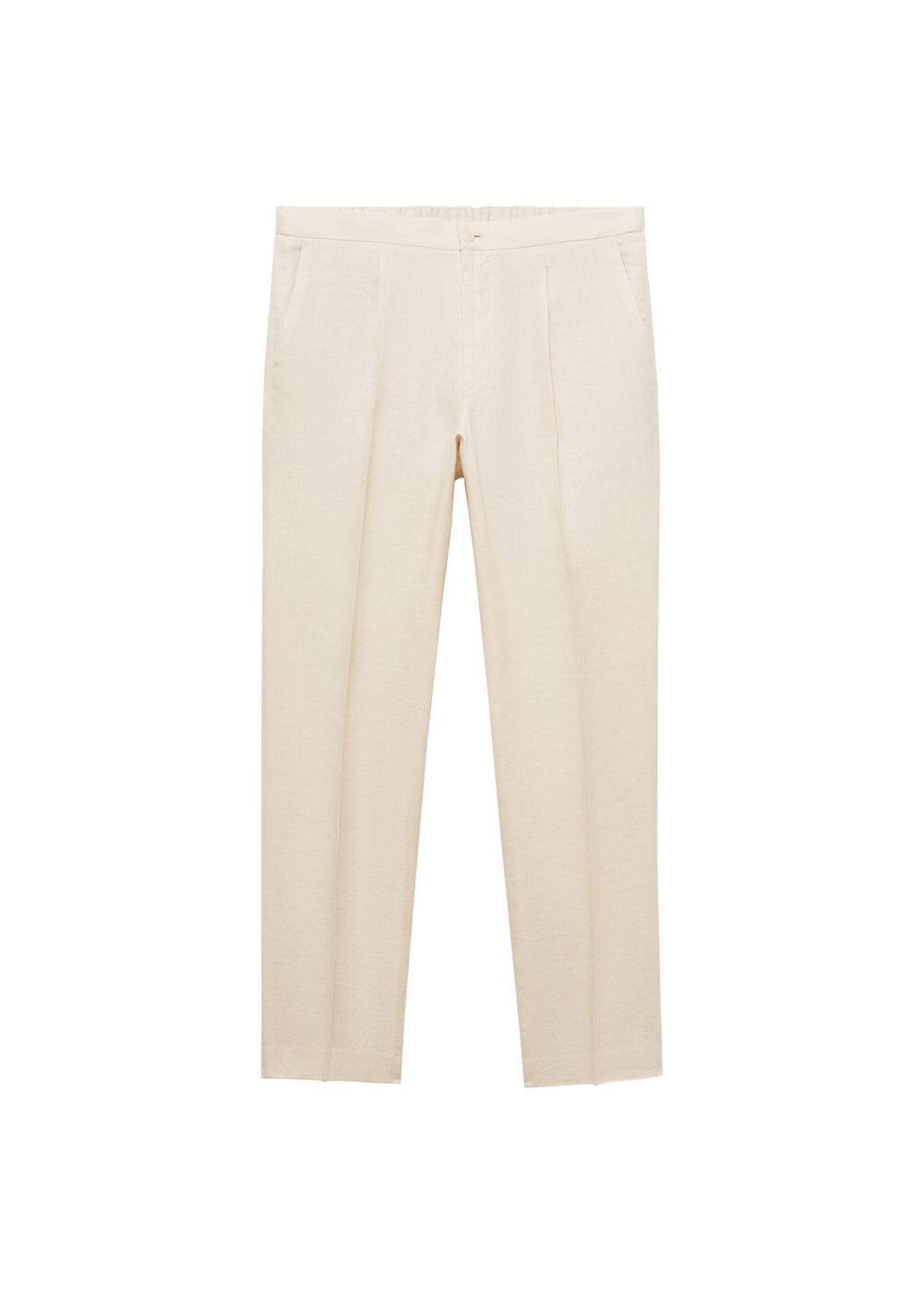 MANGO MAN Regular Hose 'Salerno' in Beige: Vorderseite