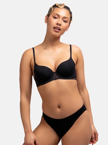 Dorina T-shirt Bra 'Leila' in Black