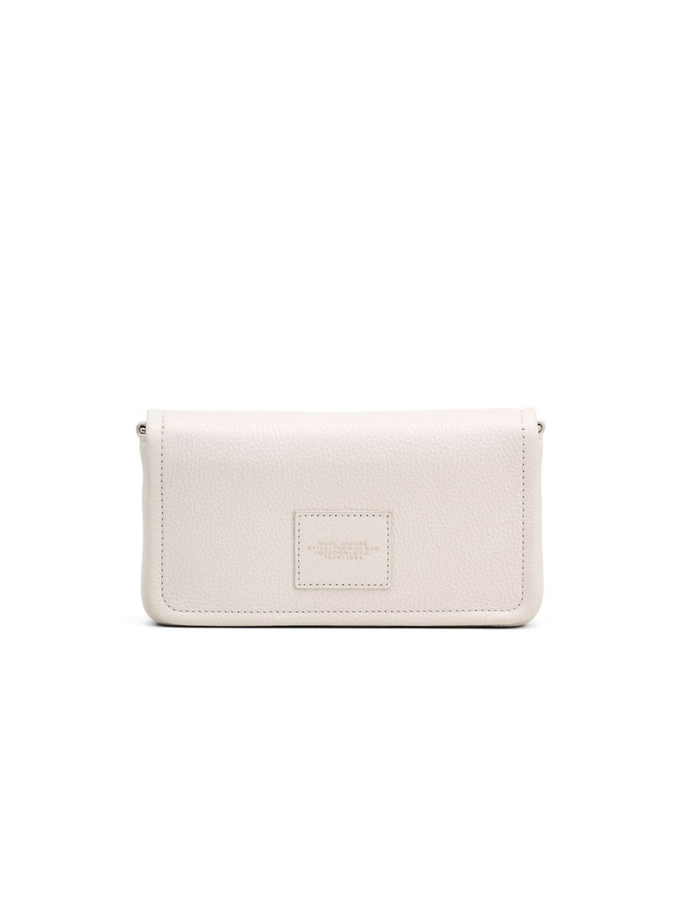 Marc Jacobs Schoudertas 'The Leather Mini Bag Crossbody Bag' in Wit