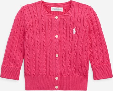 Polo Ralph Lauren Gebreid vest in Roze: voorkant