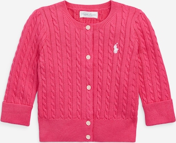 Polo Ralph Lauren Knit cardigan in Pink: front