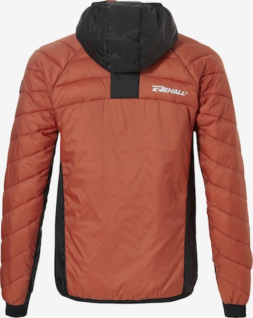 Rehall Winter Jacket 'Poke-R Combi Downlook' in Brown