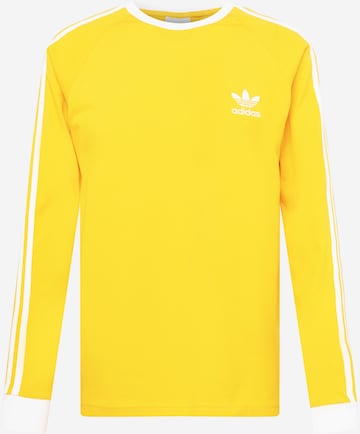 ADIDAS ORIGINALS Shirt 'Adicolor Classics 3-Stripes Te' in Geel: voorkant