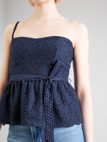 Haut HOLLISTER en bleu