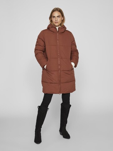 Manteau d’hiver 'VITRUST' VILA en marron : devant