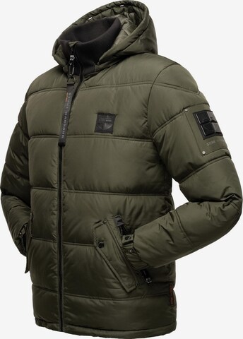 STONE HARBOUR Winter Jacket 'Zarlaan' in Green