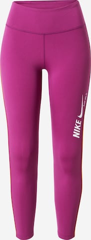 NIKE Workout Pants in Pink: front