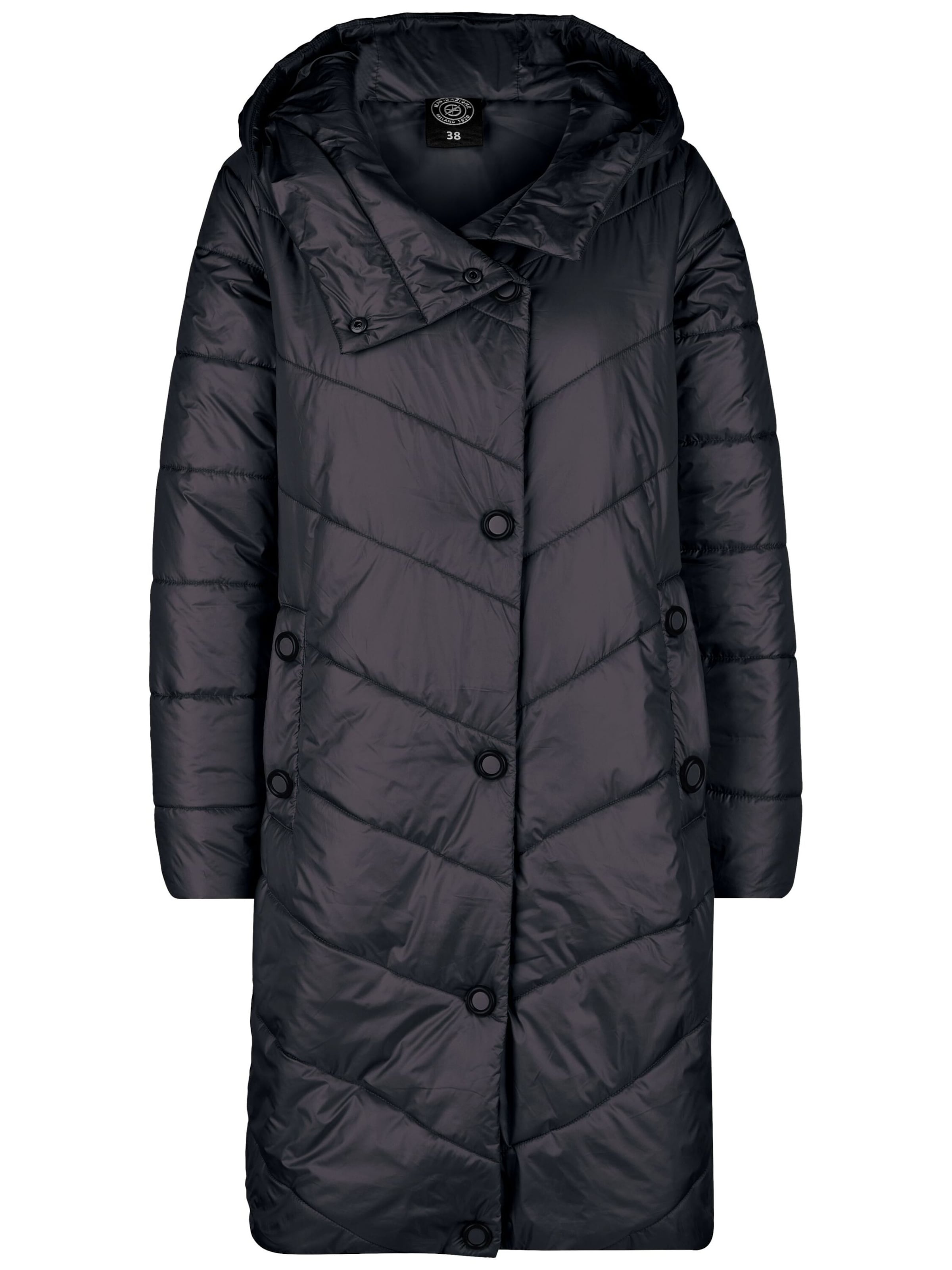 Navigazione Wintermantel in Zwart: voorkant