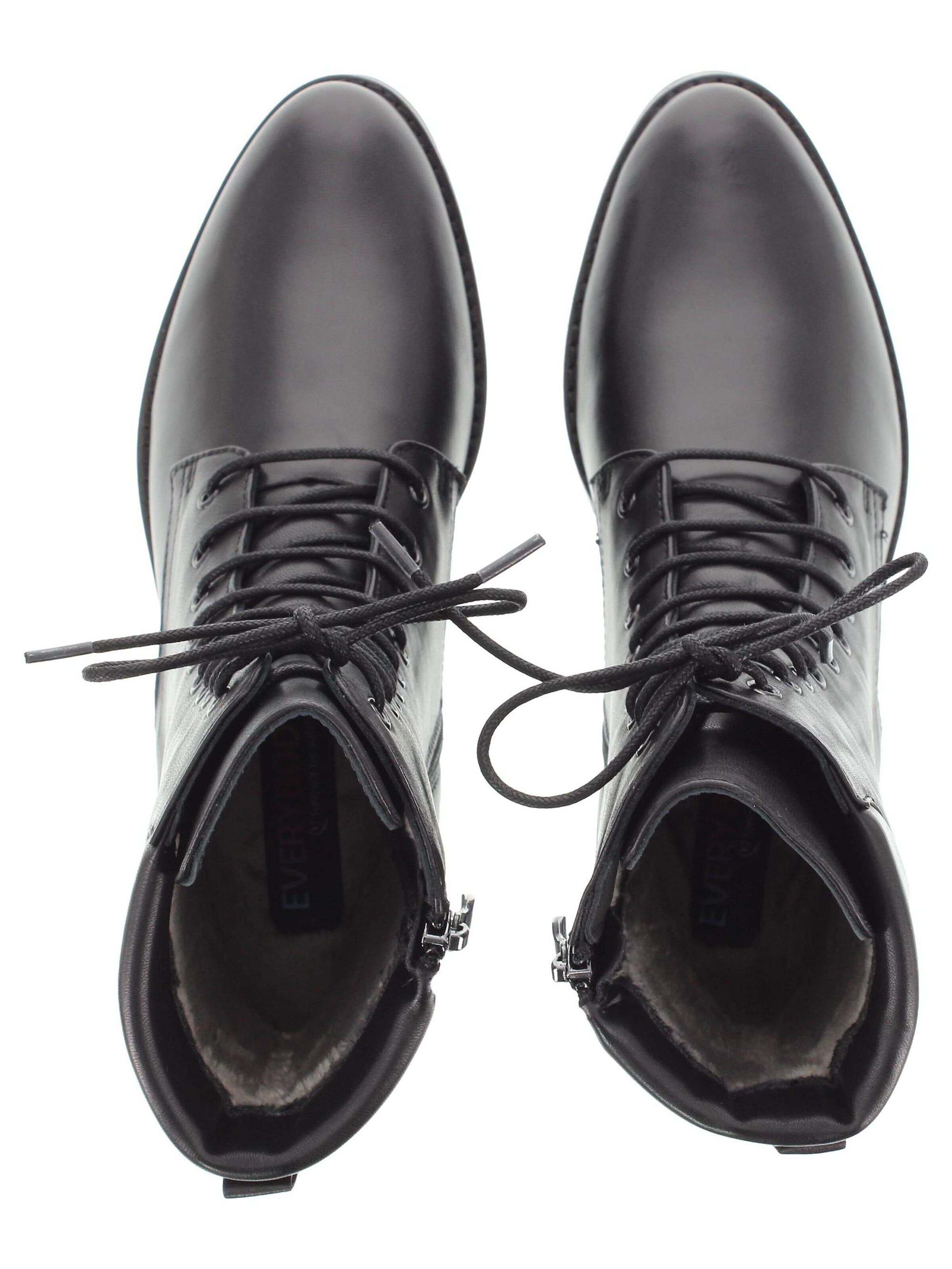 Everybody Schnürstiefelette 'BIONDA'‌‌ in Schwarz