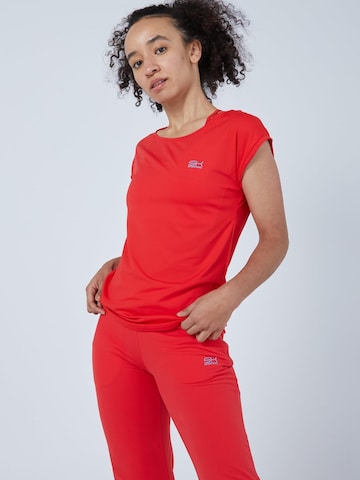 SPORTKIND - Camiseta funcional 'Loose Fit' en rojo