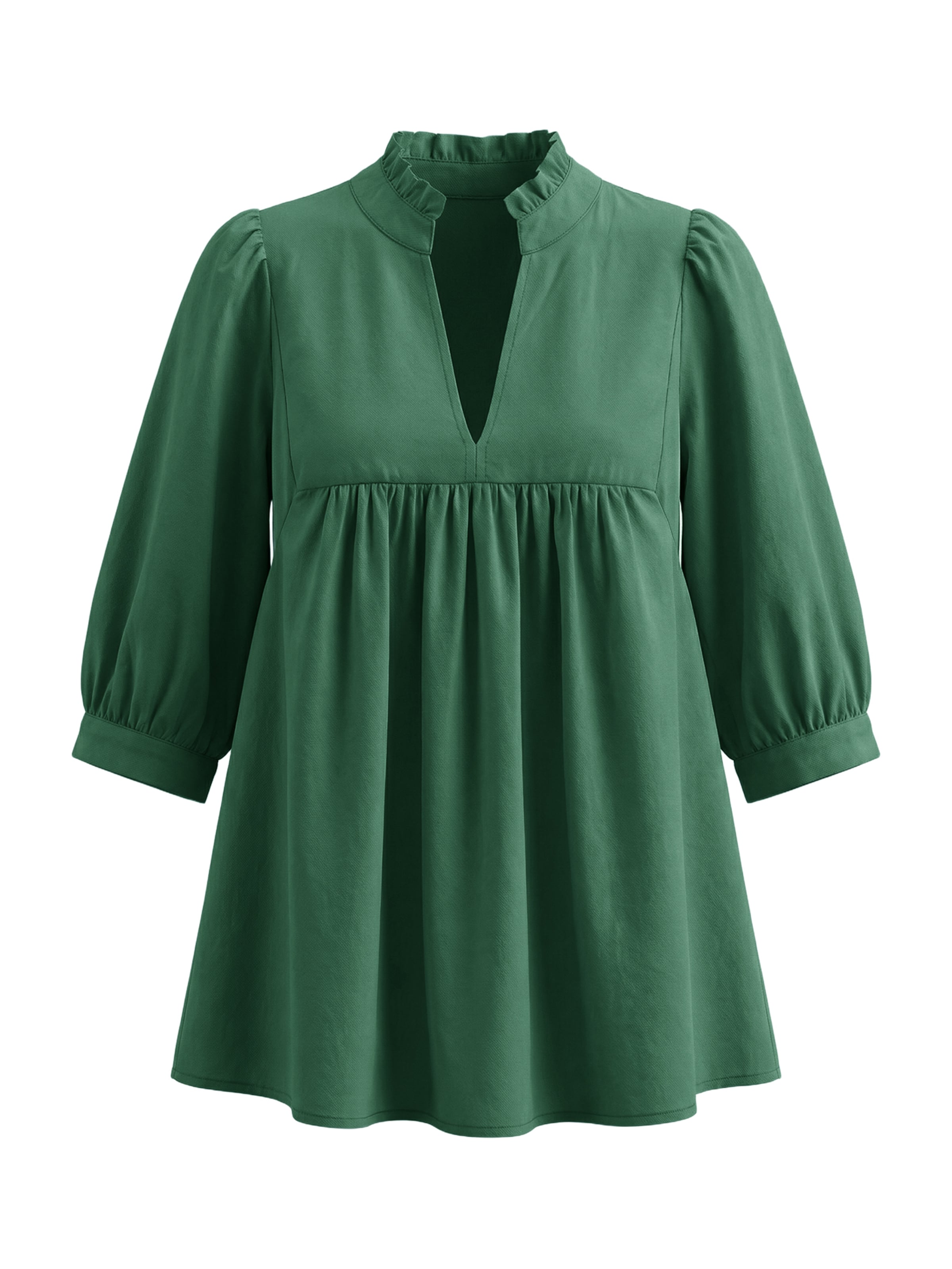 Imily Bela - Blusa en verde: frente