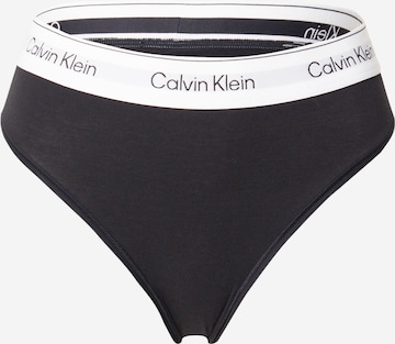juoda Calvin Klein Underwear Moteriškos kelnaitės: priekis