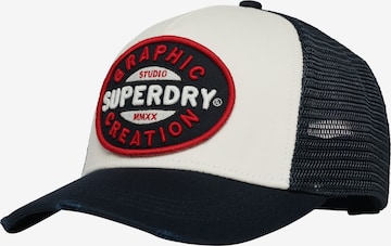 Casquette Superdry en bleu : devant