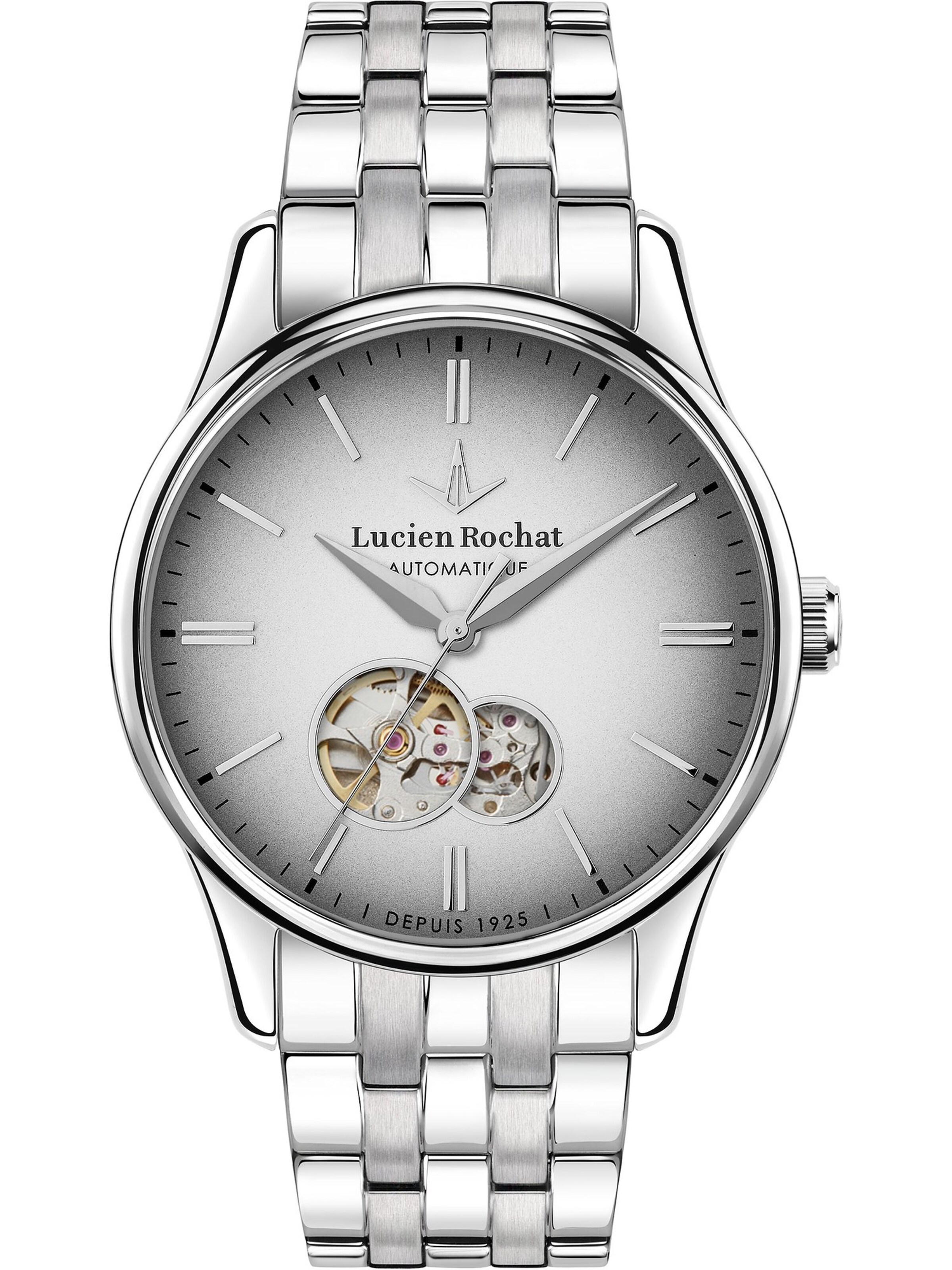 Lucien Rochat Uhr in Silber: Vorderseite