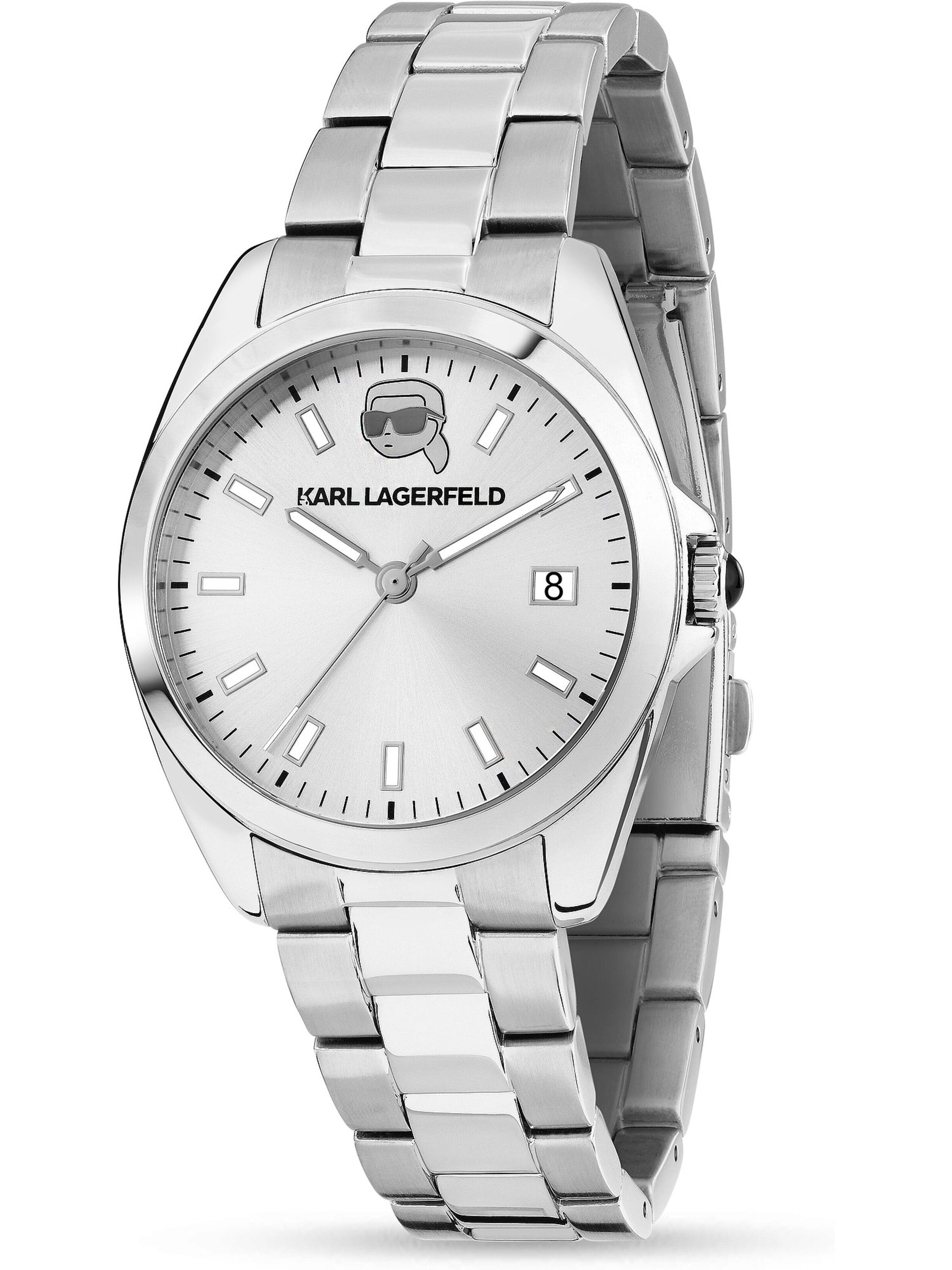 Karl Lagerfeld Uhr in Silber