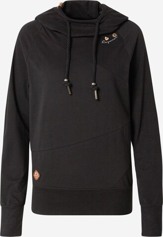 Ragwear - Sudadera 'FUGE' en negro: frente