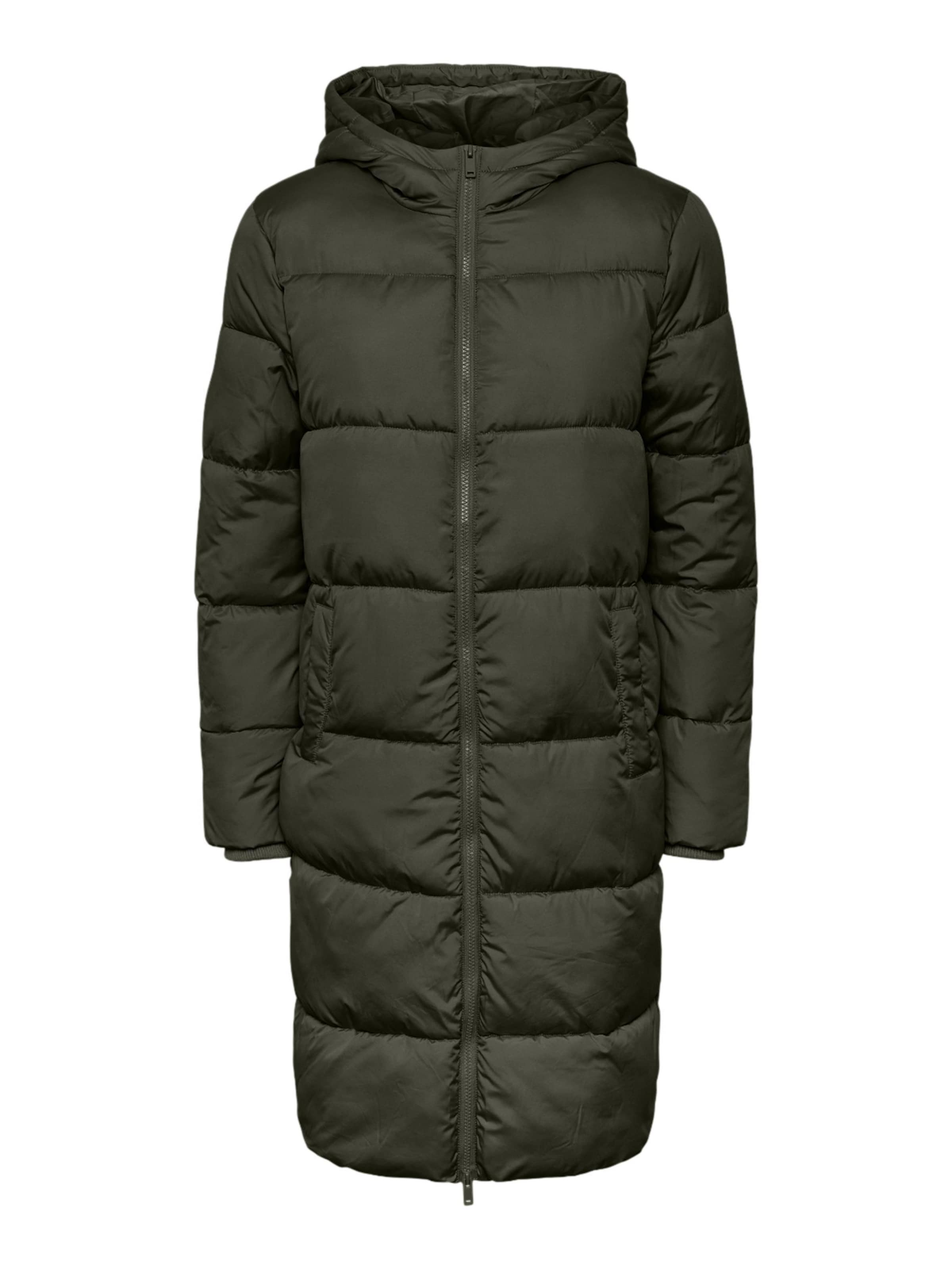 PIECES Vinterkappa 'PCBee' i grön: framsida