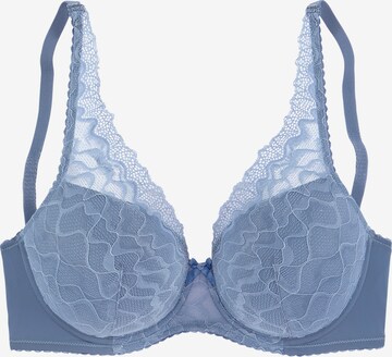 LASCANA Bra in Blue: front